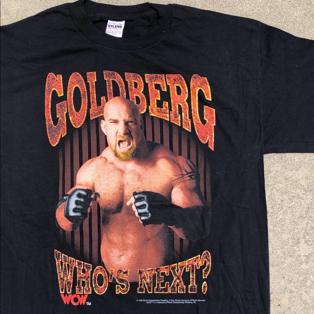Vintage WCW Bill Goldberg Large 90s Deadstock